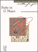 Suite in G Major piano sheet music cover